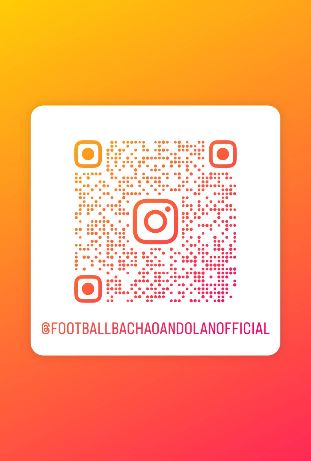 Instagram QR code for Football Bachao Andolan